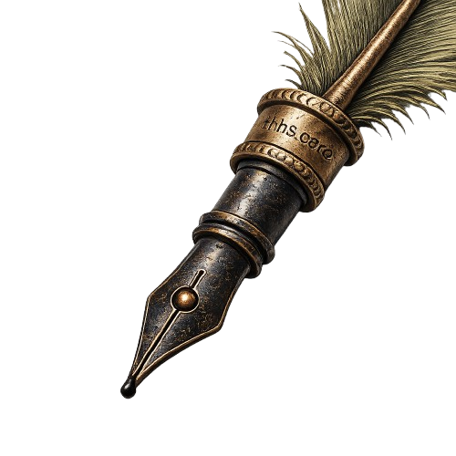 Antique quill pen with fresh ink, representing agreement